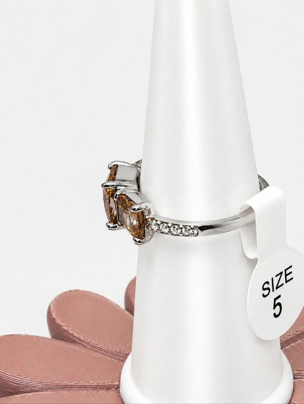 Bomb Party “Always in Love” Ring — Size 5 — NWT Topaz